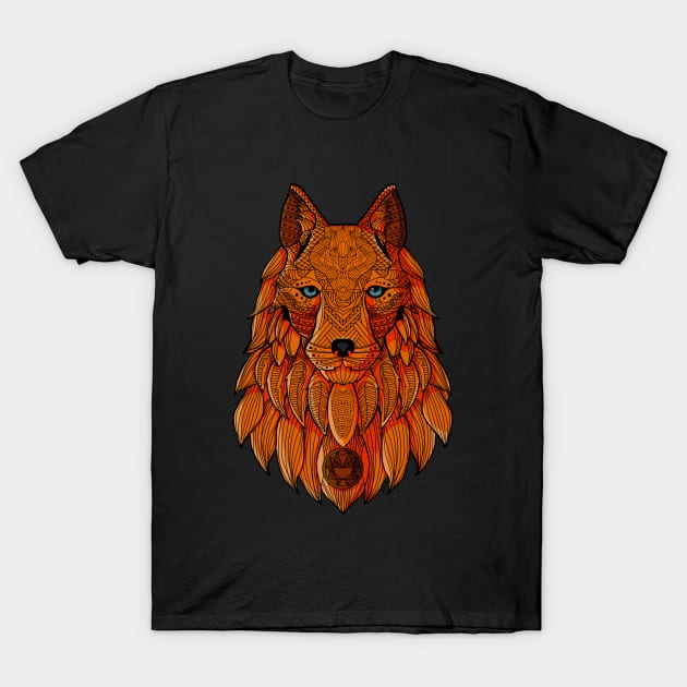 Wolf T-Shirt by DomiBee